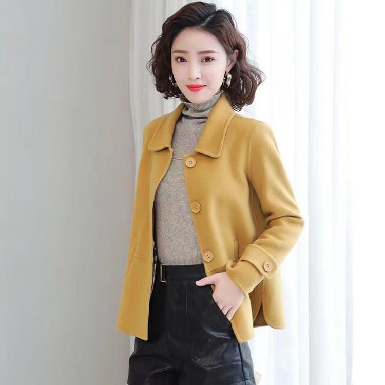 楽天市場】ステンカラーコート レディース ショートコート ウール