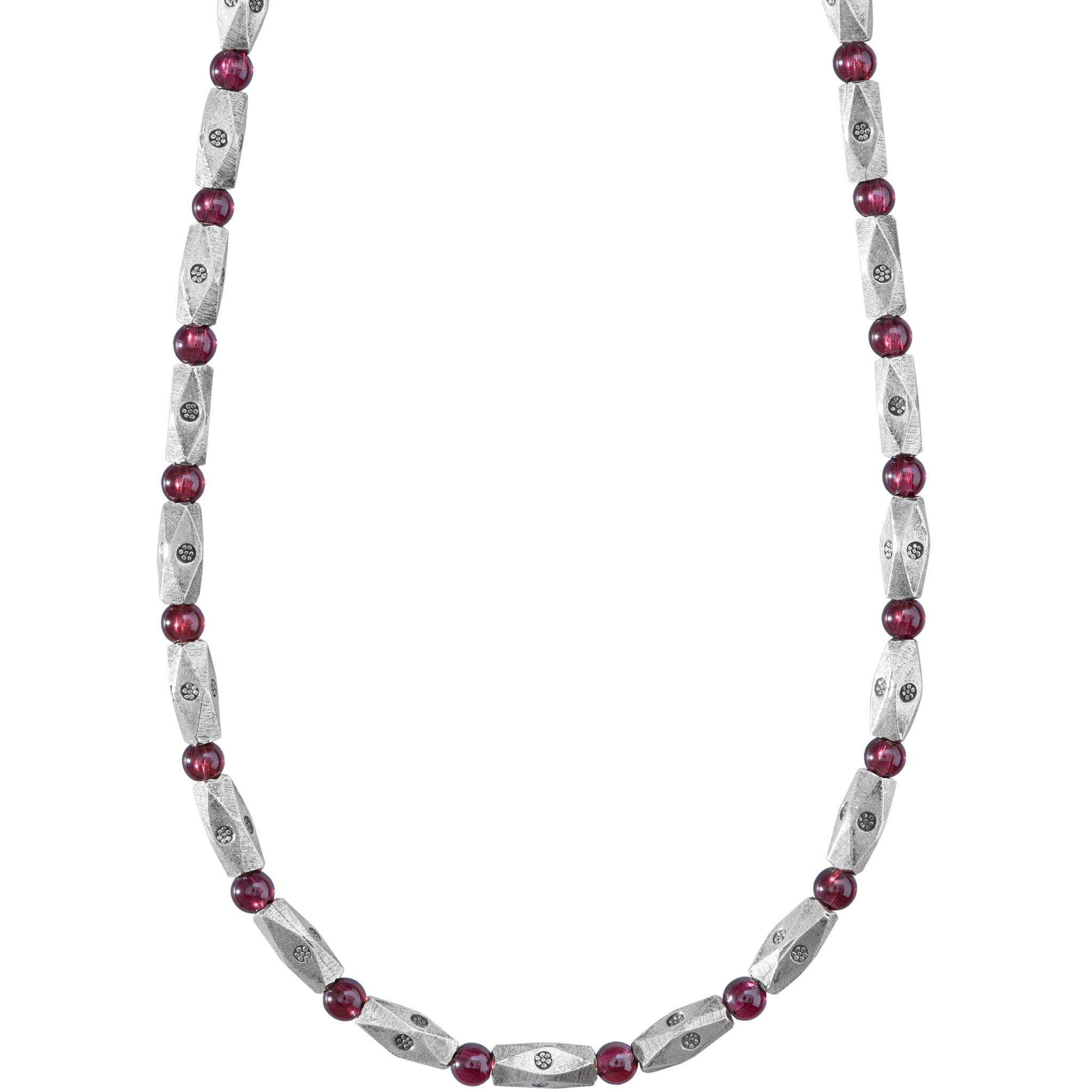 楽天市場】カレン 族 シルバー 深紅の輝き ガーネット ビーズ
