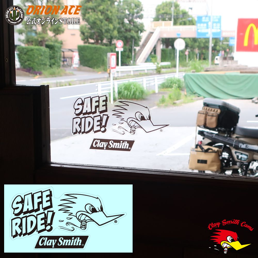 楽天市場】オリオンエース CLAYSMITH CSY-3945 SAFE RIDE STICKER