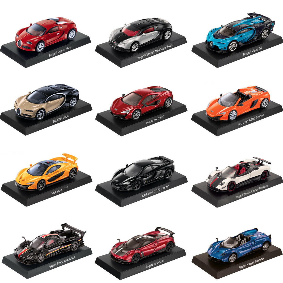 楽天市場】GRANI&PARTNERS 1/64 12台セットブガッティ ヴィジョン