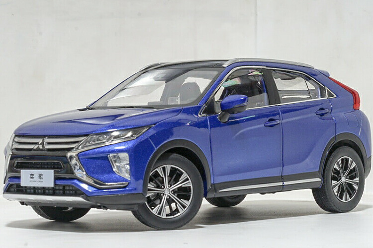楽天市場】三菱特注 1/18 三菱 エクリプス クロス ブルー ECLIPSE