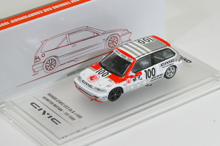 楽天市場】INNO 1/64 ホンダ シビック EF3 グループA #100 出光