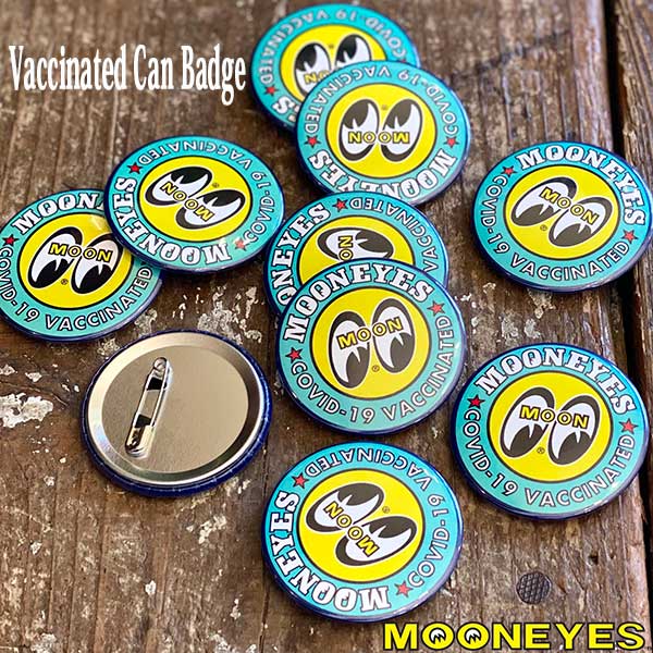 楽天市場】MOON Vaccinated Can Badge ムーン バクシネイティド 缶