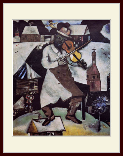楽天市場】シャガール・「バイオリン弾き」 : グーピルギャラリー