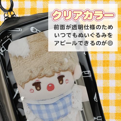 楽天市場】クリアポーチ 保護ケース 大容量 カラビナ付き 外付け