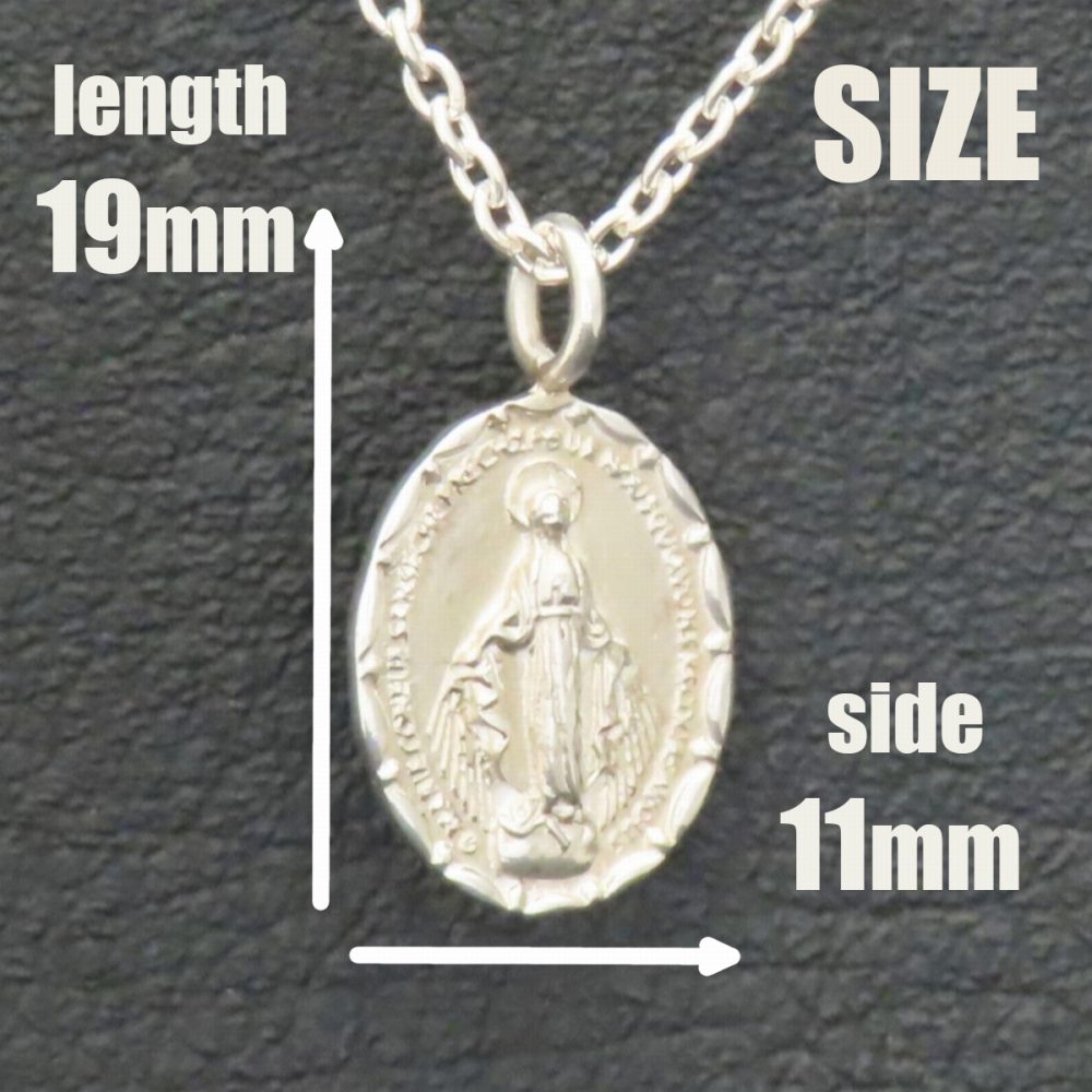 楽天市場】聖母マリアネックレス シルバー925 【刻印無料】 マリア