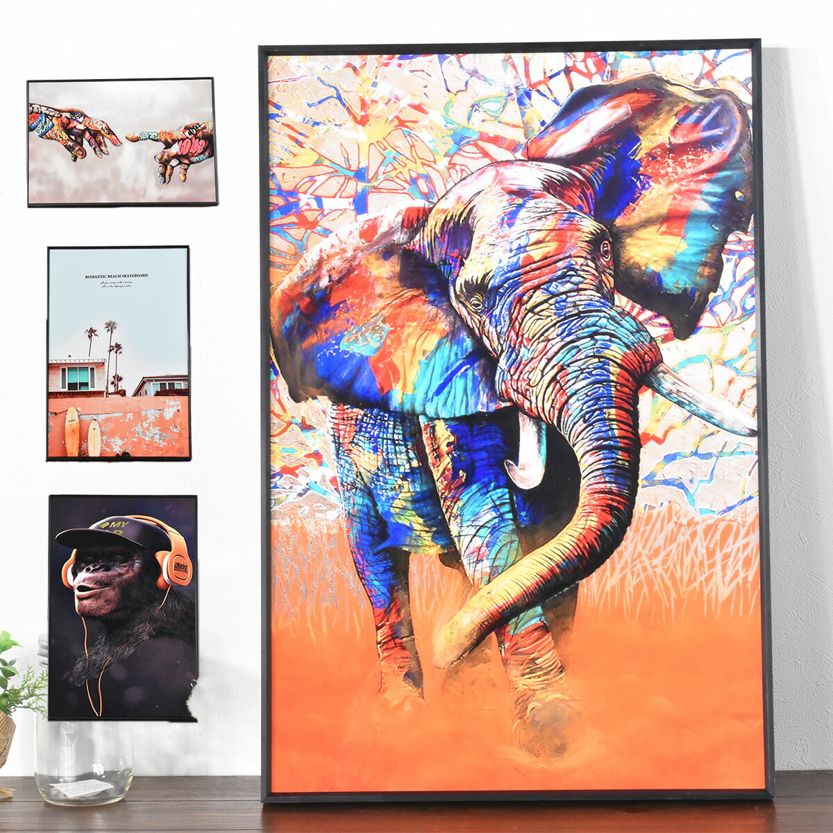 楽天市場】アートパネル モダン 玄関 イメージ画 キャンパス パネル