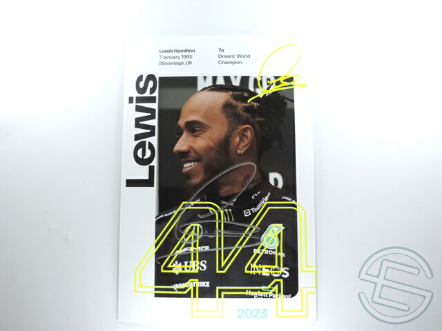 楽天市場】ルイス・ハミルトン 2023年 メルセデス AMG F1 非売品 直筆