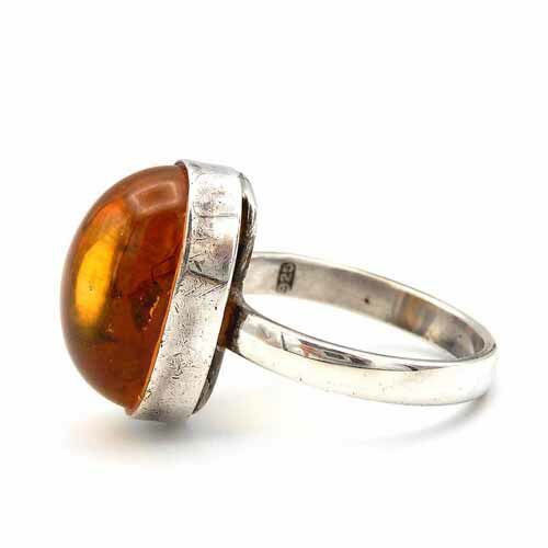 楽天市場】琥珀 リング 指輪 蚊 イエローアンバー ハニーバルト産 虫