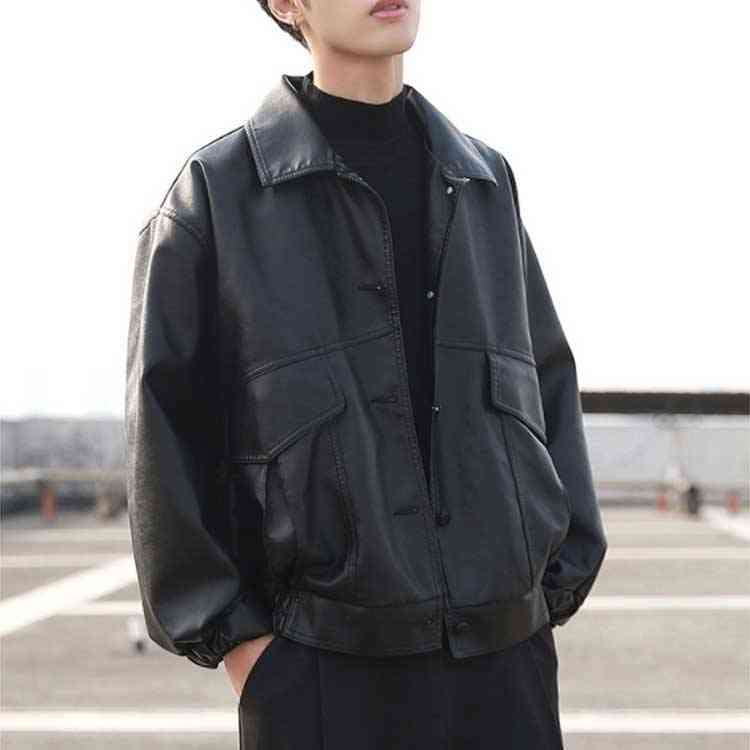 楽天市場】レザージャケット メンズ PU ライダース ジャケット