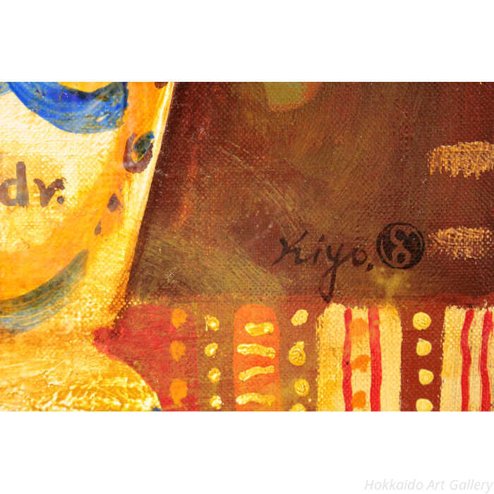 楽天市場】絵画 清原啓一 油絵・油彩画 『長い壷の薔薇』 花 静物