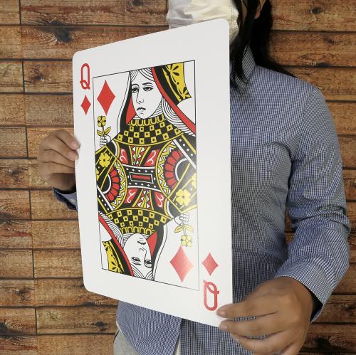 楽天市場】トランプ 超ジャンボ B4サイズ 大きい 超ビッグトランプ