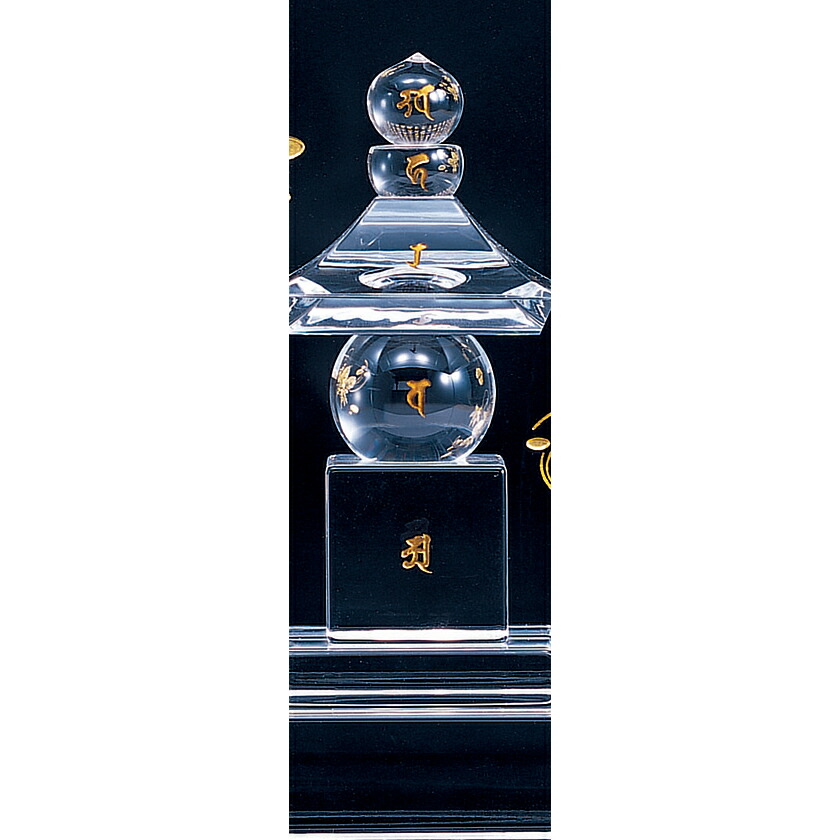 楽天市場】水晶五輪塔 すいしょうごりんとう 美術品 工芸品 : 光ネット