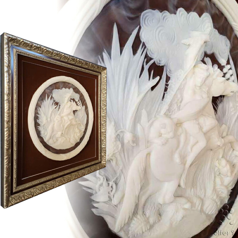 楽天市場】【1点もの】アンティーク インコレイストーン カメオアート