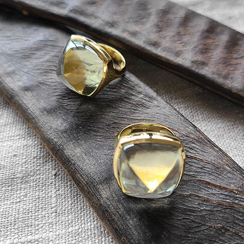 楽天市場】sign グリーンアメジスト 大粒リング 天然石リング シルバー