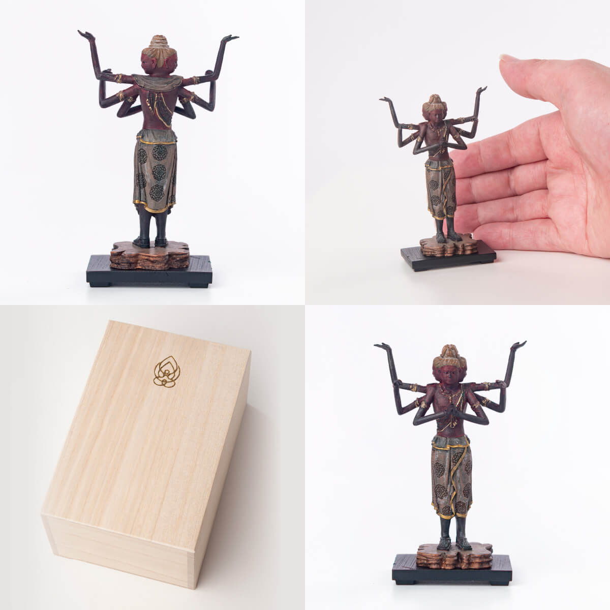 楽天市場】【安心のメーカー直営、直送】 極小仏『阿修羅』現存彩色