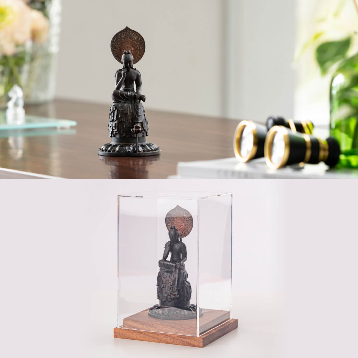 楽天市場】【安心のメーカー直営、直送】 極小仏『菩薩半跏像』現存