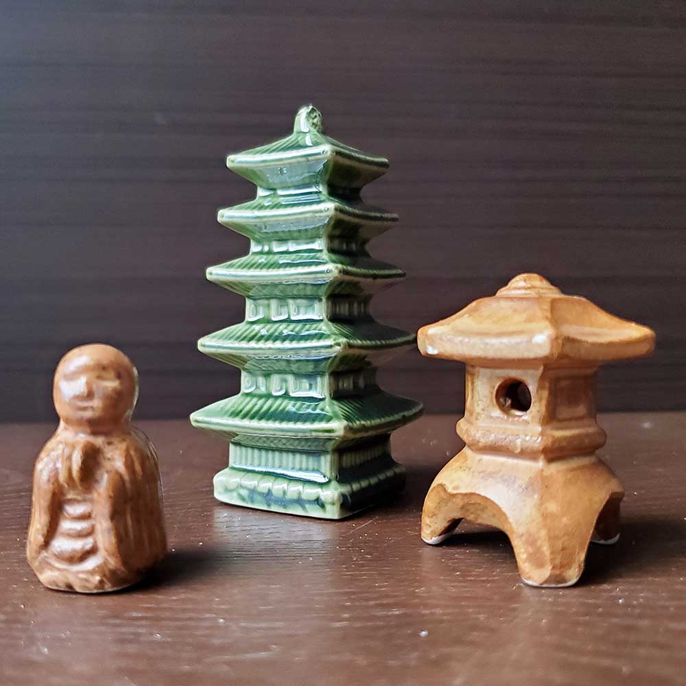 楽天市場】インテリア 枯山水に。楽しいミニチュアセット 五重塔で修行