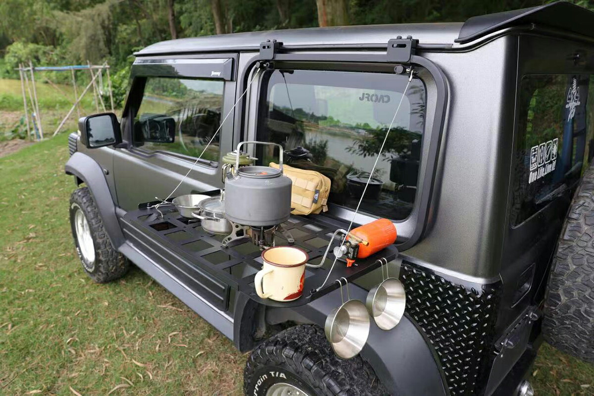 楽天市場】LSEX-F JB64 JB74 ジムニー シエラ用 リアウィンドウラック