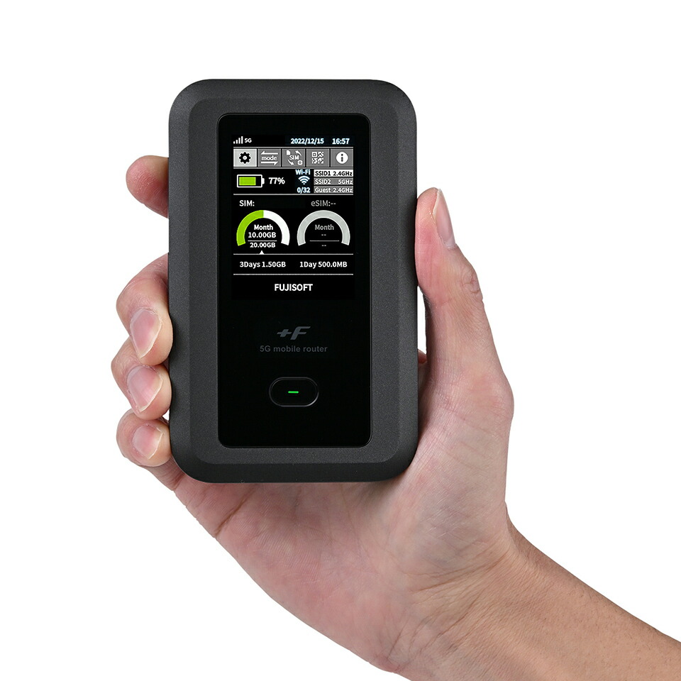 楽天市場】【正規代理店】 富士ソフト +F FS050W 本体 5G SIMフリー