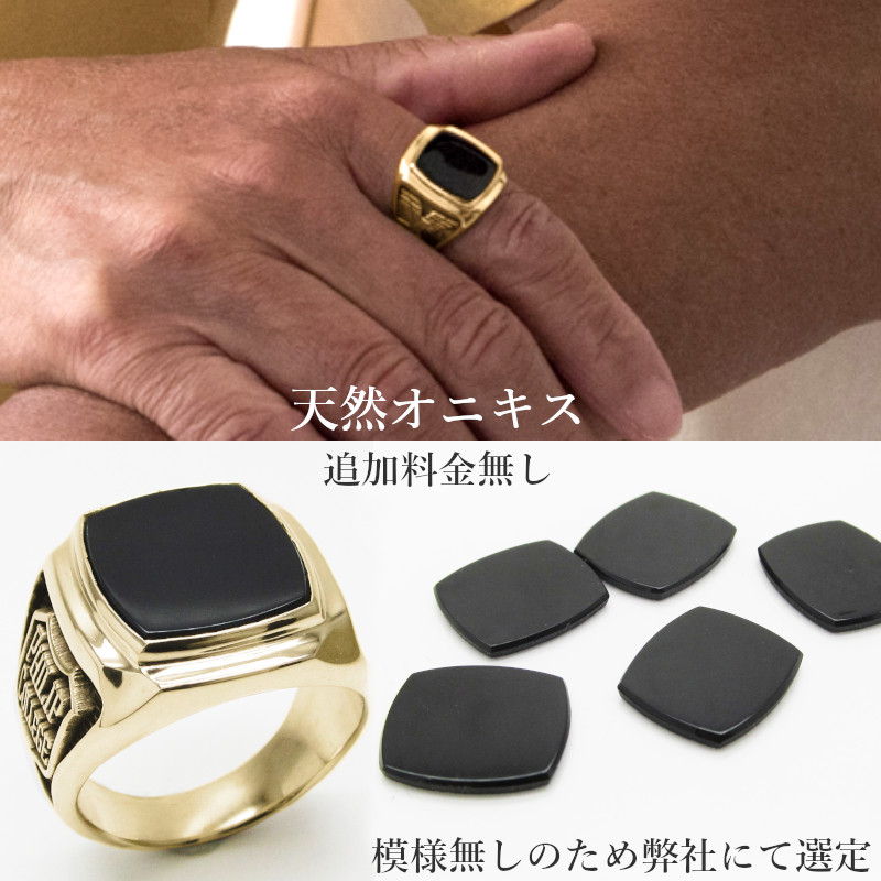 楽天市場】【ゴールド】 シグネットリング ペアリング カレッジリング