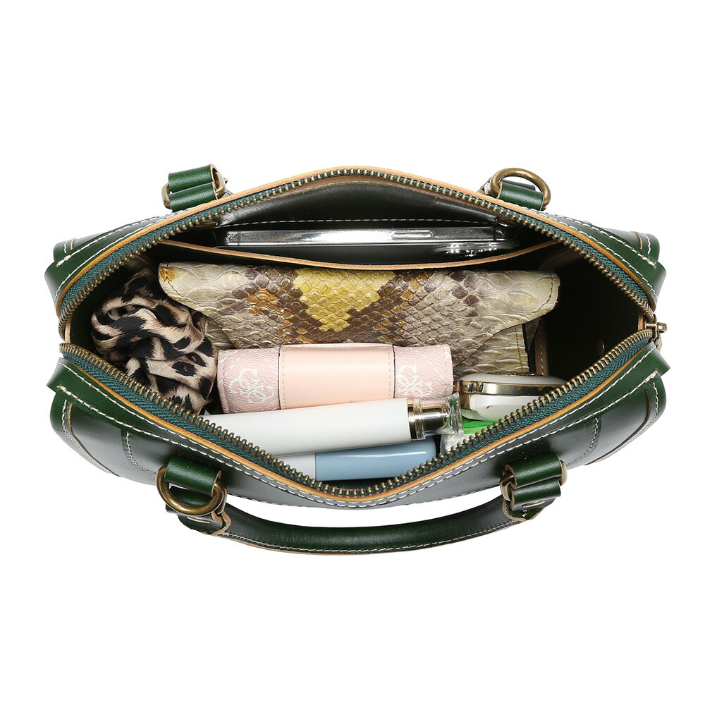 楽天市場】ミニボストン グリーン 緑 ボストンバッグ ショルダーバッグ