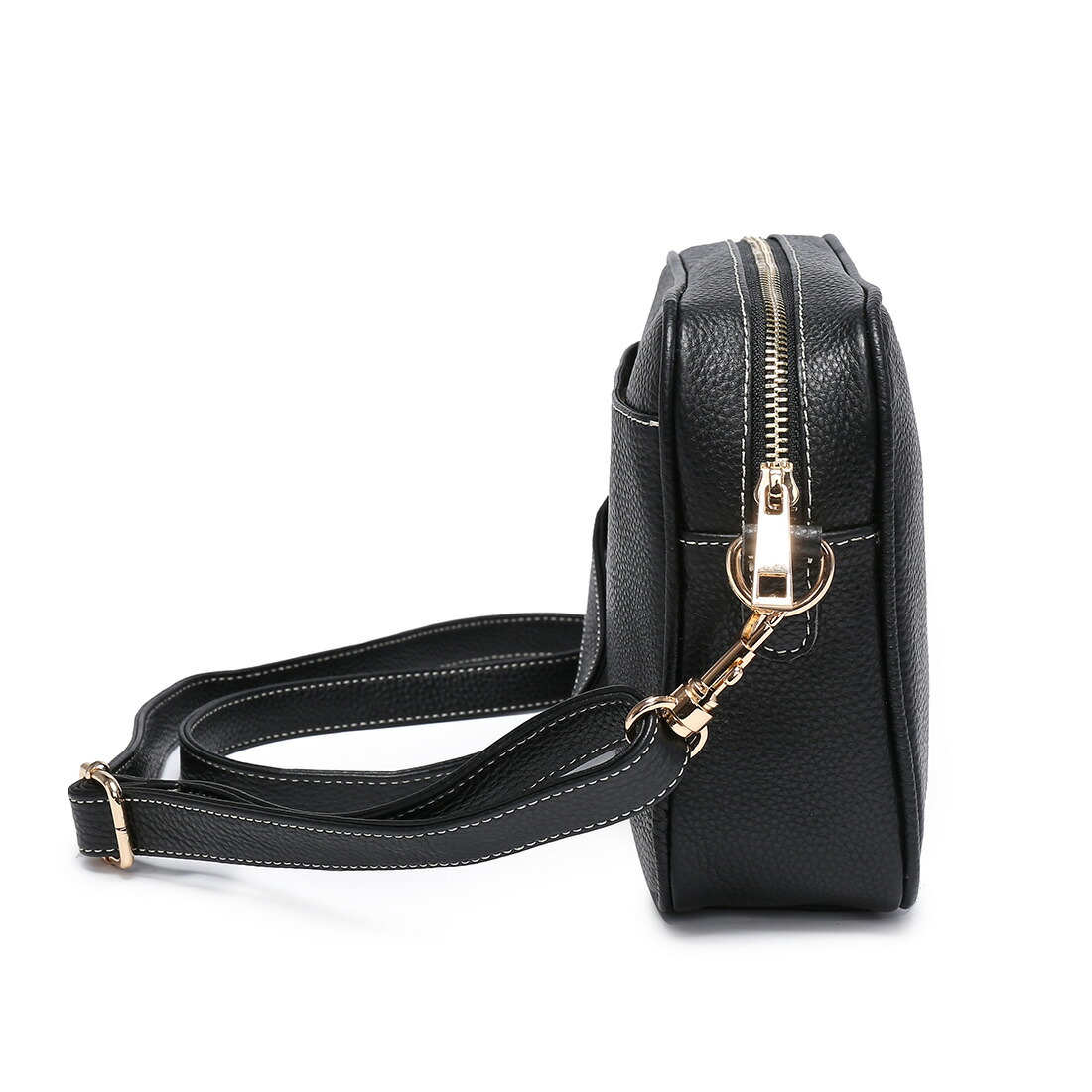 楽天市場】ショルダーバッグ 本革 ブラック 黒 ミニショルダー
