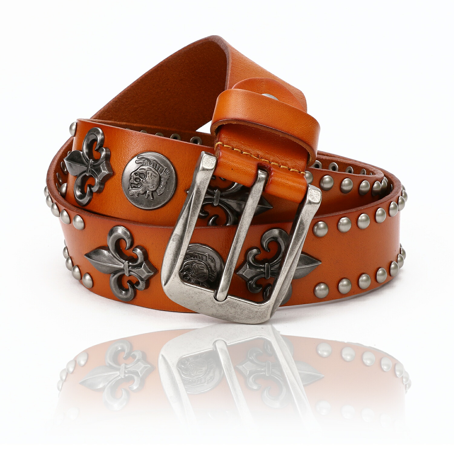 楽天市場】＼スーパーSALE☆P10倍☆特別値引！／横顔スカル ベルト