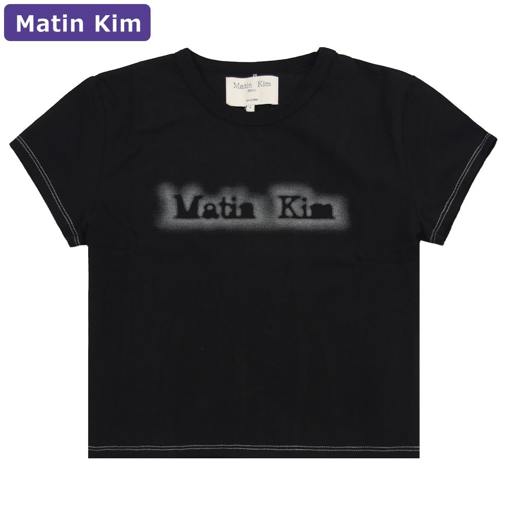 楽天市場】マーティンキム Matin Kim Tシャツ MATIN SHADE LOGO CROP