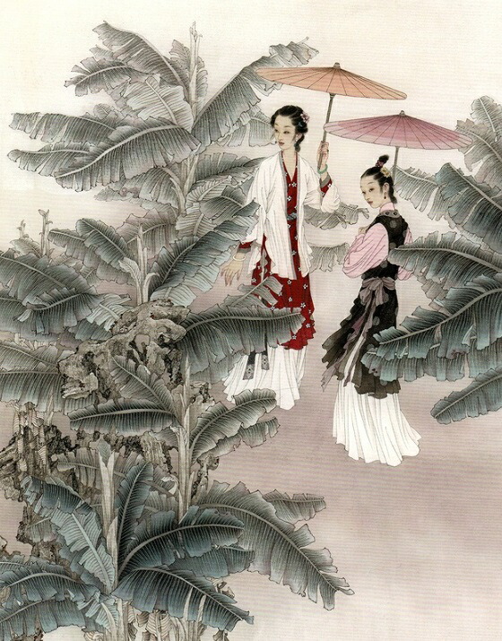 楽天市場】趙国経 王美芳 美人画 近現代中国画名家逸品 中国絵画