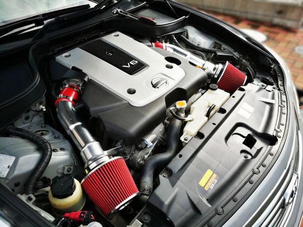 楽天市場】Z34 フェアレディZ 社外 エアクリーナー ブラック (黒