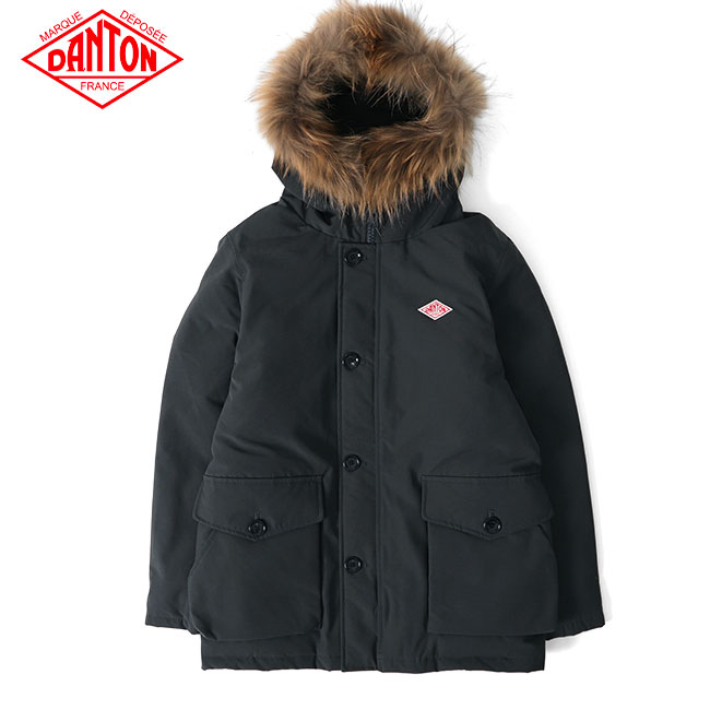 楽天市場】DANTON ダントン ファー付き フードミドル丈 ダウン