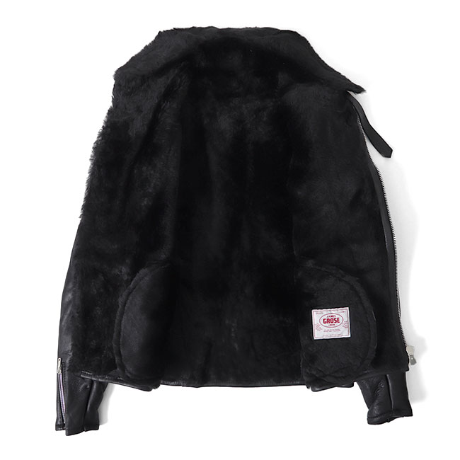 楽天市場】JAMES GROSE ジェームズグロース ダブルライダース ムートン