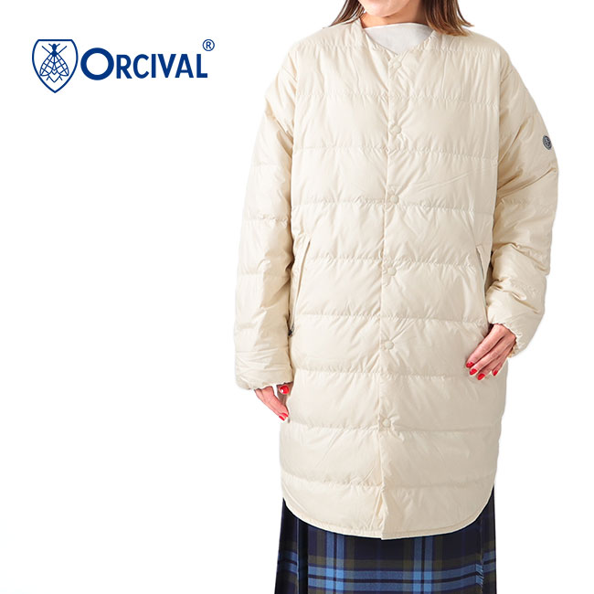 楽天市場】ORCIVAL オーシバル カラーレス キルティング ダウンコート