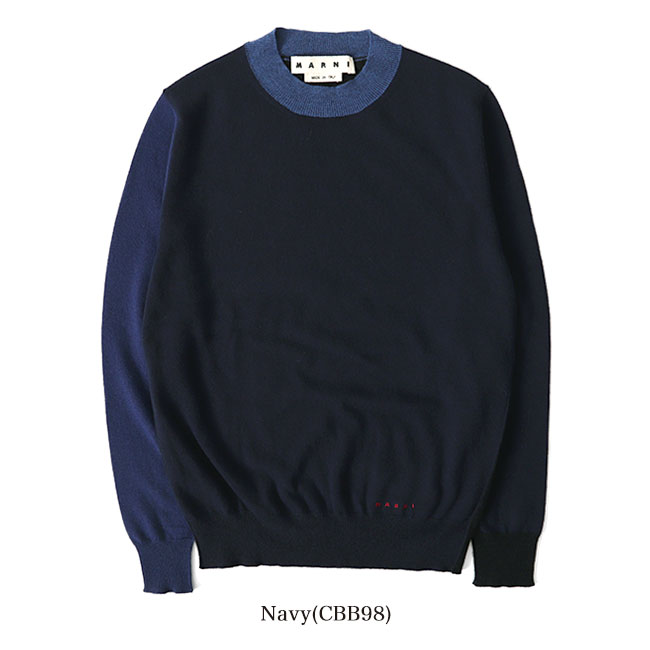 楽天市場】MARNI マルニ クレイジーパターン ミニロゴ刺繍 ニット