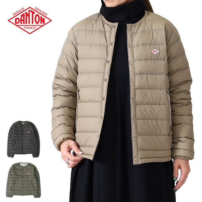 楽天市場】DANTON ダントン クルーネック インナーダウンジャケット DT