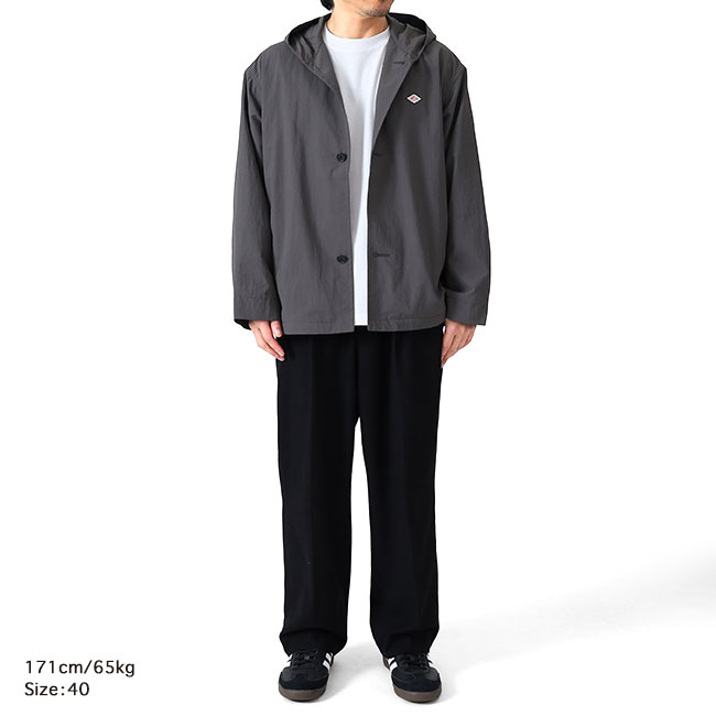 楽天市場】DANTON ダントン ナイロンタッサー フーデッドジャケット DT