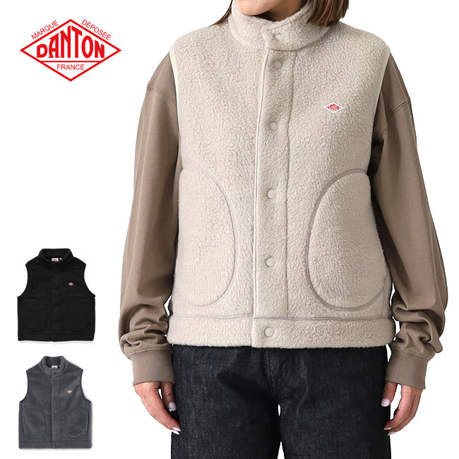 楽天市場】DANTON ダントン ダブルフェイス スタンドカラー ボア