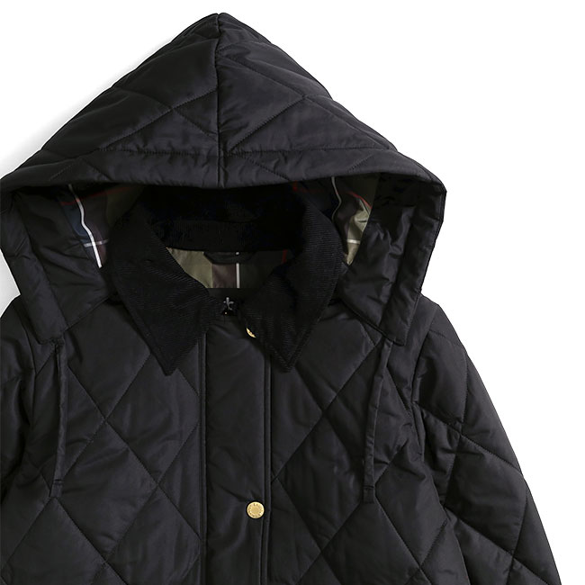 楽天市場】Barbour バブアー フード付き キルティングコート LQU1842