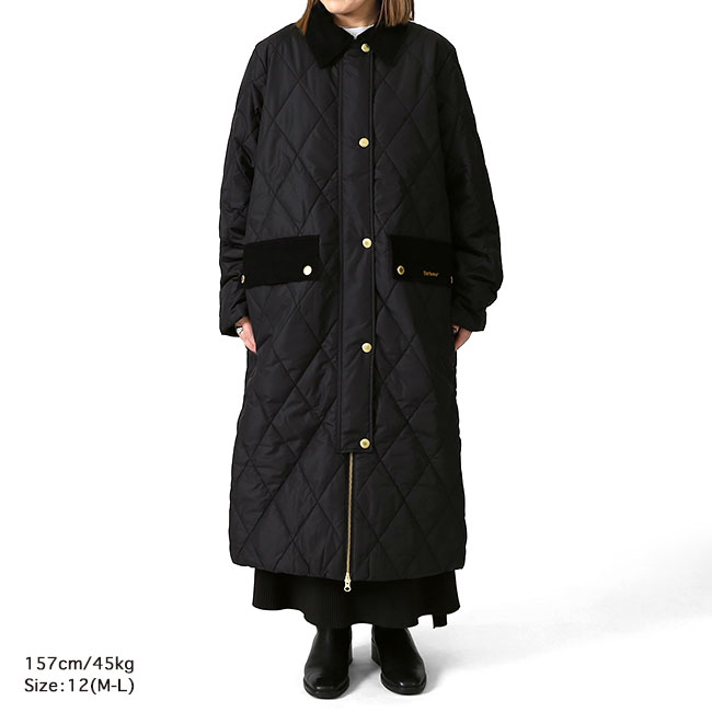 楽天市場】Barbour バブアー フード付き キルティングコート LQU1842