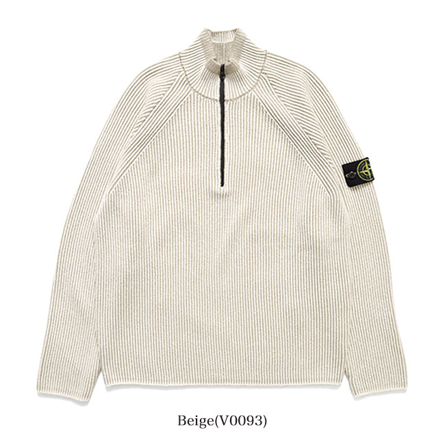 楽天市場】STONE ISLAND ストーンアイランド ハーフジップ ニット