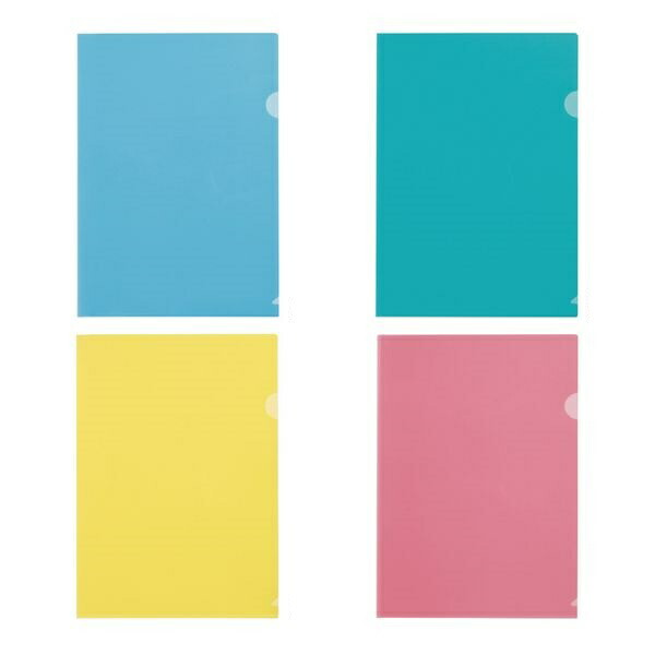 楽天市場】A4クリアホルダー カラー 200枚セット販売 クリアファイル