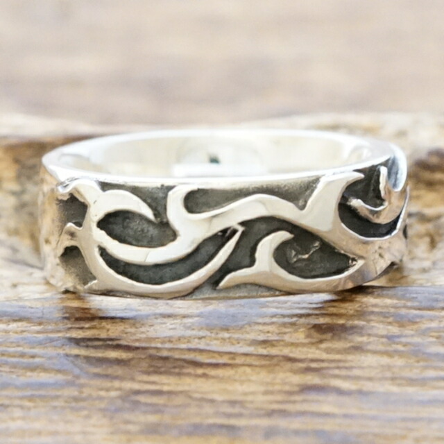 楽天市場】トライバル リング メンズ レディースシルバー 925 指輪