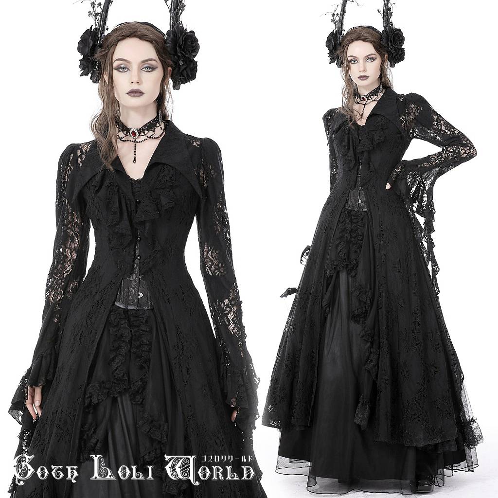 楽天市場】当日発送 即納 DW734 ゴスロリファッション レースフリル