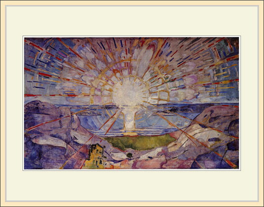 楽天市場】ムンク・「太陽（The Sun)」 : グーピルギャラリー