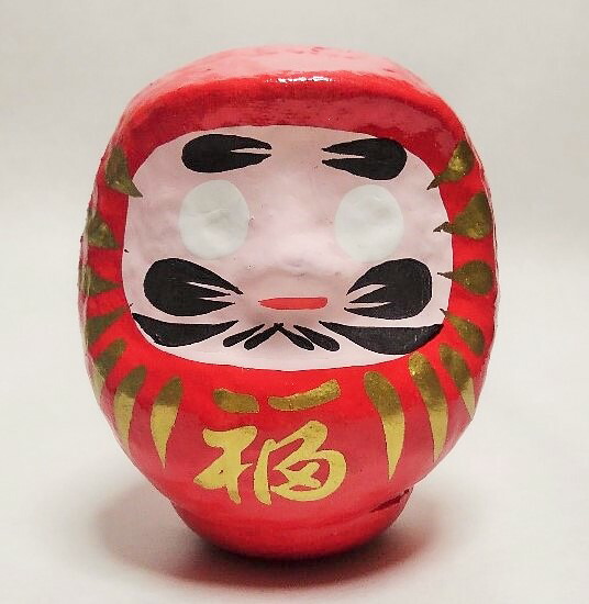 楽天市場】開運 願掛け 運気上昇 招福祈願の縁起物 福だるま 赤 3号