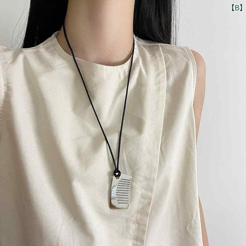 楽天市場】コーム ネックレス くし 櫛 アクセサリー レディース