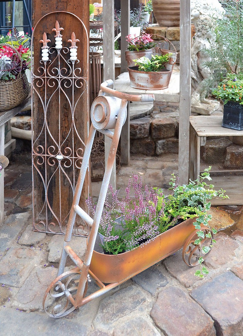 楽天市場】プランター キックボードプランター レッド イエロー