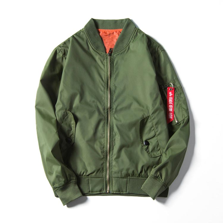 楽天市場】ナイロンMA-1ジャケット ナイロンMA-1ジャケット 3色