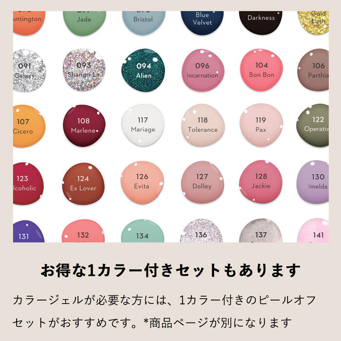 楽天市場】GRANJE ピールオフジェル セット (カラーなし) ｜ 剥がせる